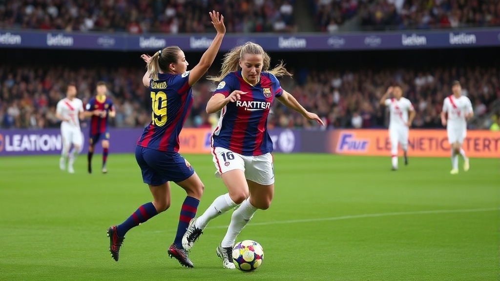 4-0血洗里昂！巴萨女足复仇登顶欧洲之巅，梦四王朝正式开启